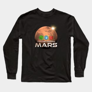 Terraforming Mars Hex Graphic Long Sleeve T-Shirt